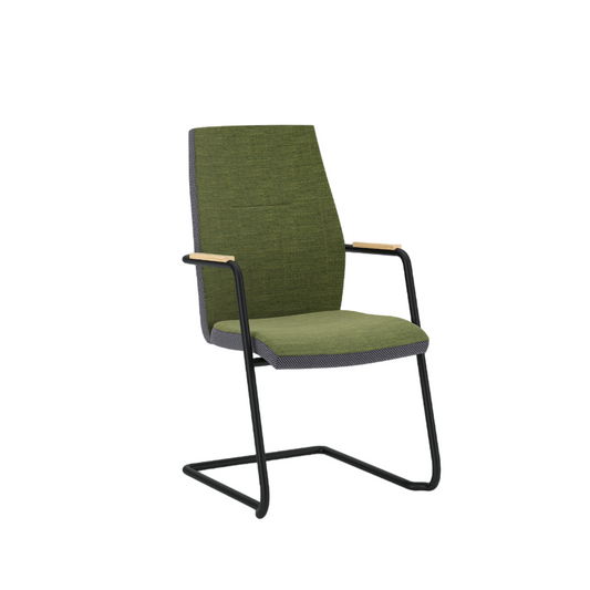 Konferenču krēsls Uno 64/97/55 cm zaļš - N1 Home