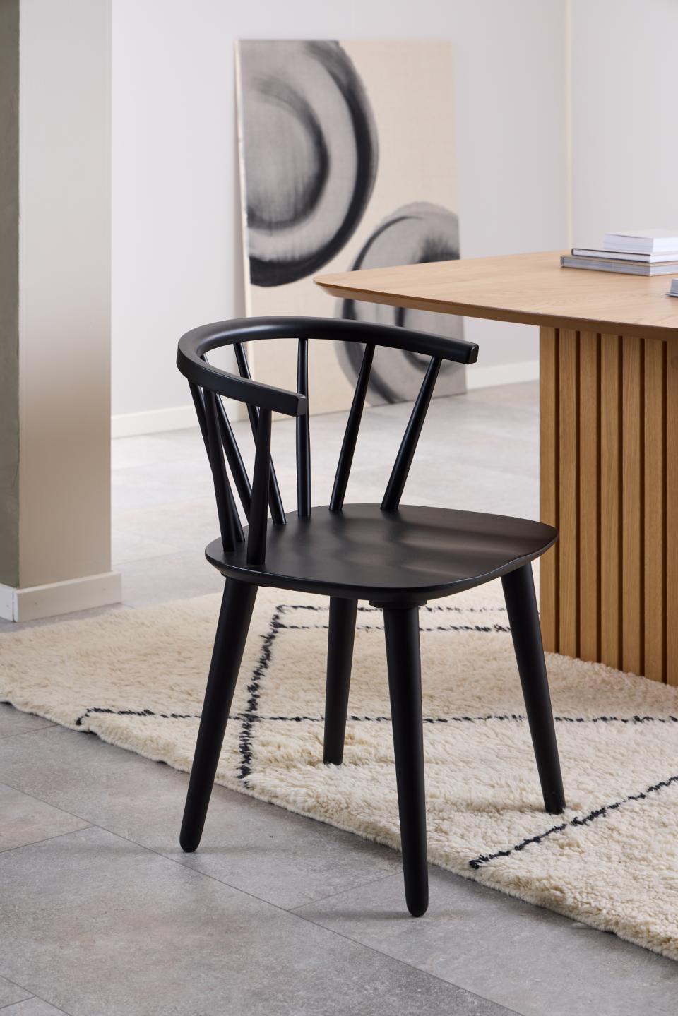 Krēsls Idis 51/51/75 cm melns - N1 Home