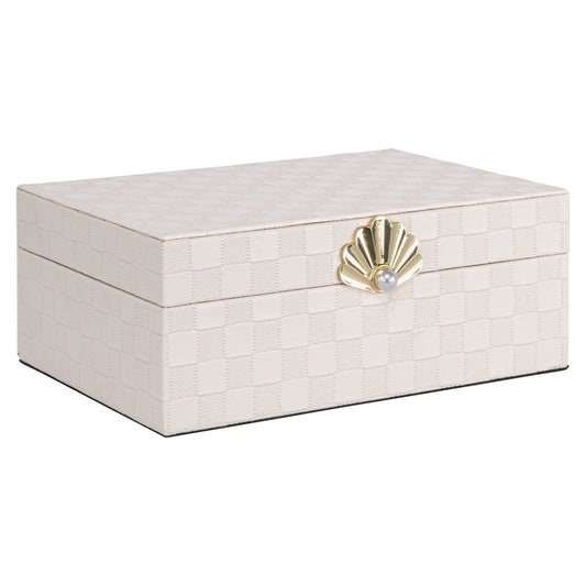 Uzglabāšanas kaste Bless L 10/24,5/17,5 cm ivory