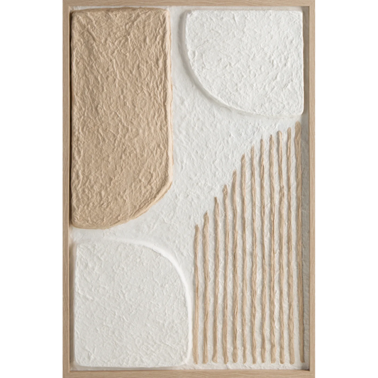 Glezna Art O3 40/60 cm balts/bēšs - N1 Home