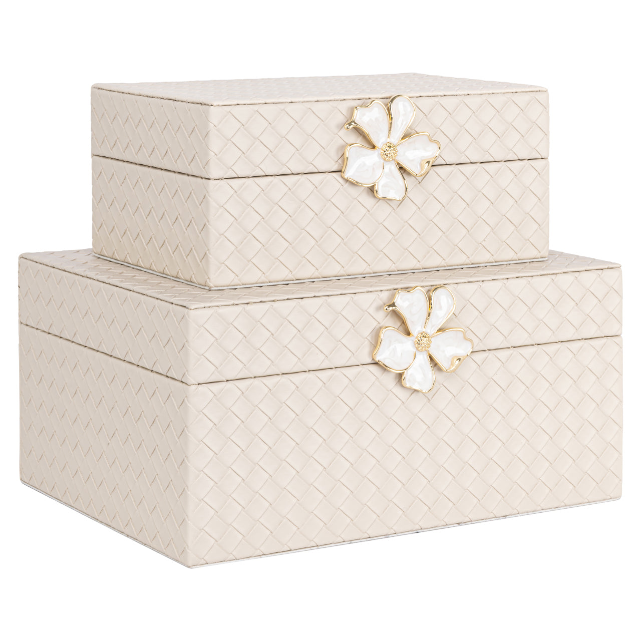 Uzglabāšanas kaste Lillie S 8,5/18/12 cm ivory