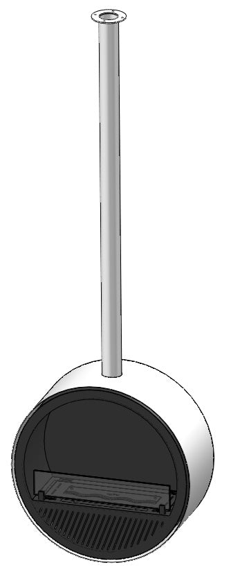 Biokamīns Incyrc Slim 72/30/220 cm rozā - N1 Home