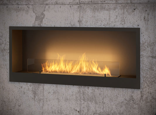 Biokamīns Insi 90/50/16; 120/50/20; 150/50/22 cm melns - N1 Home