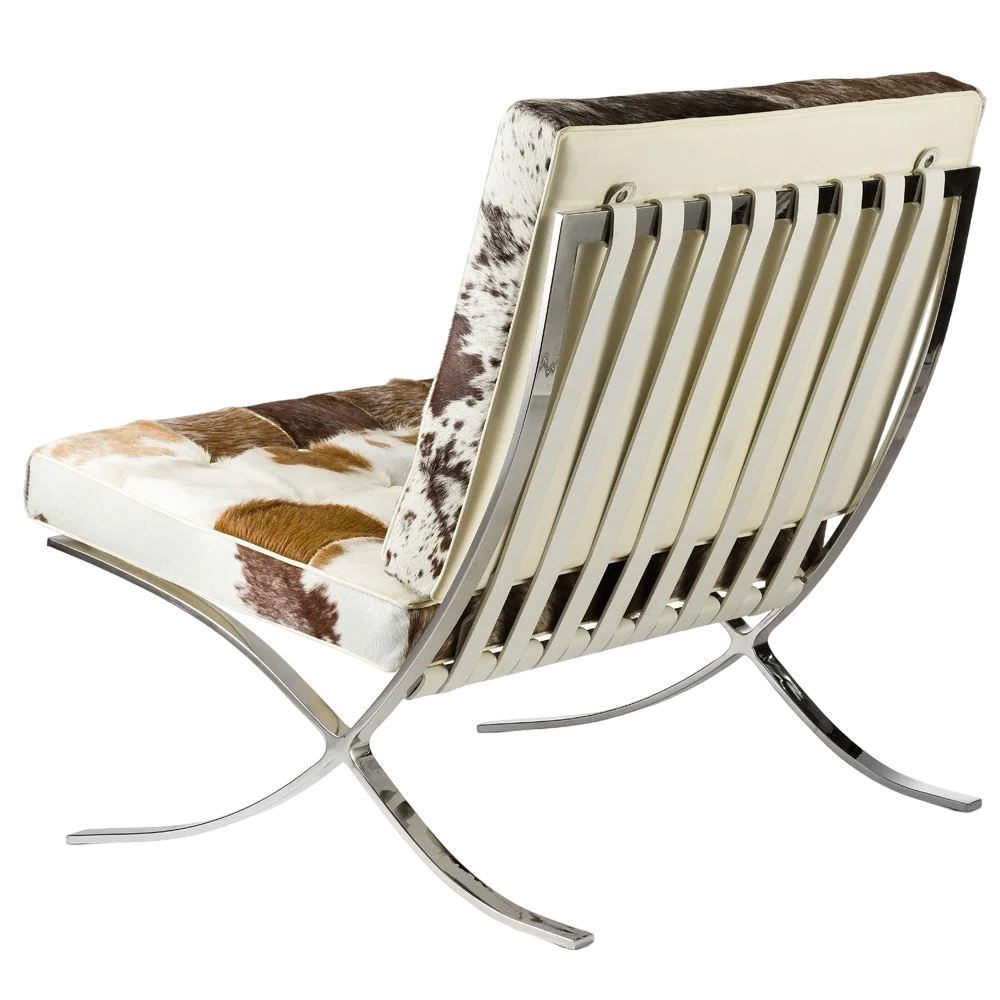 Krēsls Dot Design Barcelona Loreto ar kāju balstu dabīga āda 77x85x75  cm - N1 Home