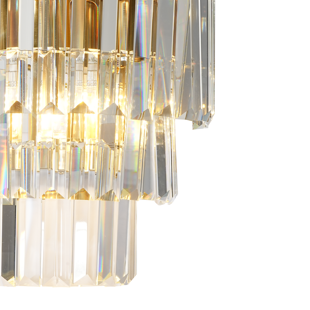 Sienas lampa 17/23 cm zelts - N1 Home