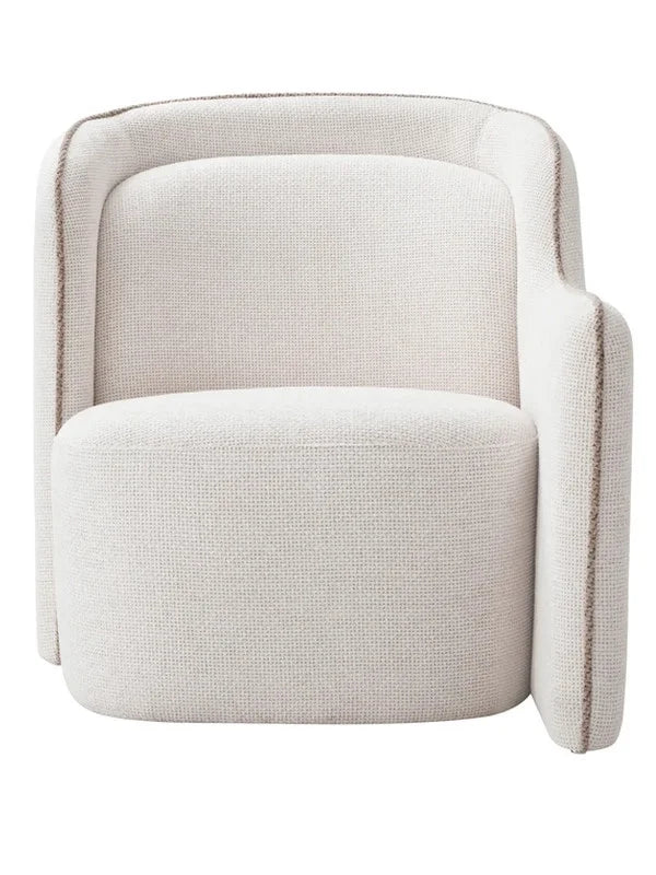 Krēsls Barrier Eichholtz 77/100/82,5 cm Lyssa off-white | lyssa sand - N1 Home