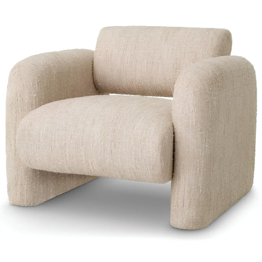 Krēsls Vesper Eichholtz 100/96/80 cm Bouclé sonata cream - N1 Home
