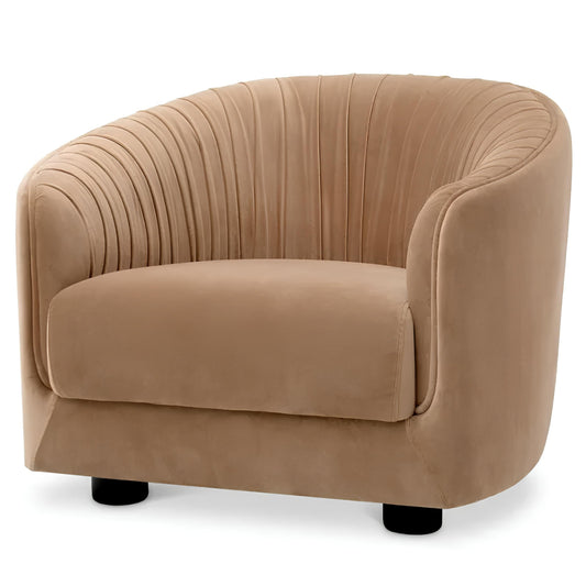 Krēsls Jameson Eichholtz 88/88/64 cm Amaro camel | black feet - N1 Home