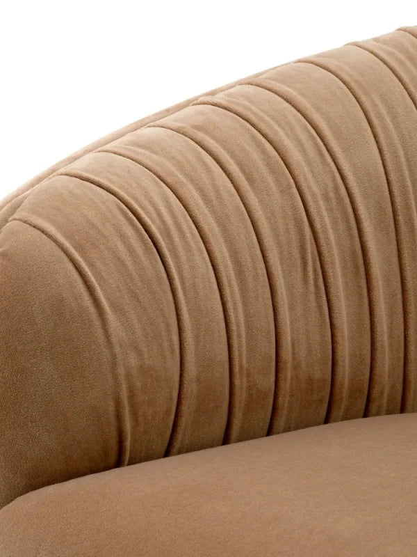 Krēsls Jameson Eichholtz 88/88/64 cm Amaro camel | black feet - N1 Home