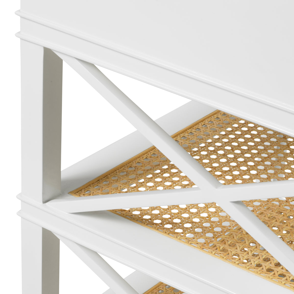 Naktsskapis Bahamas Eichholtz 56/60/76 cm balts