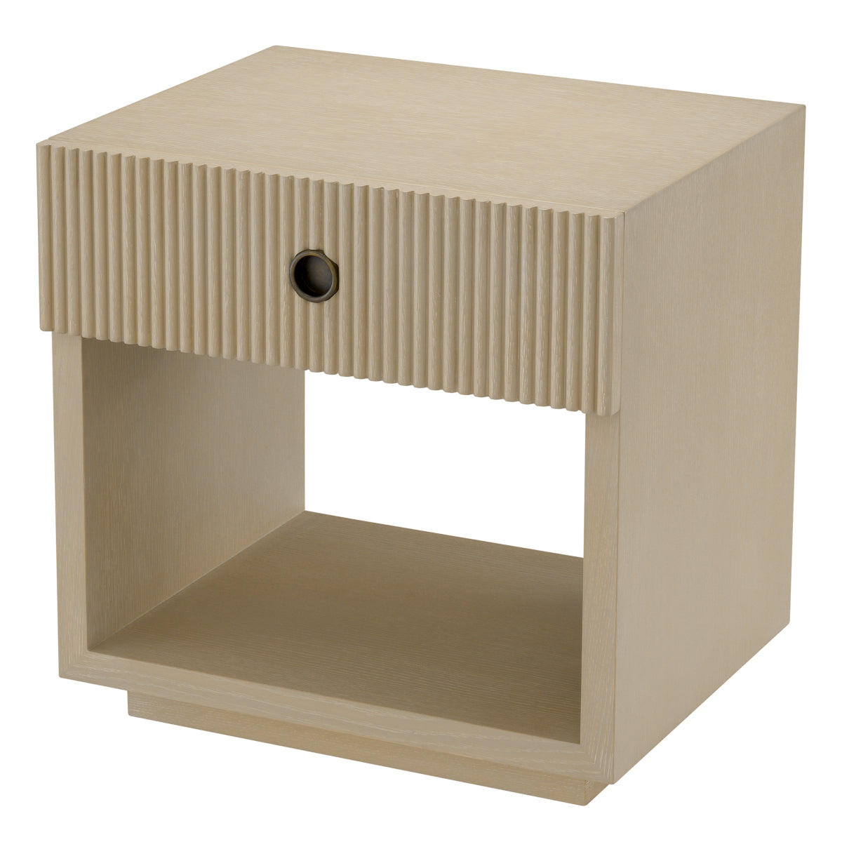 Naktsskapis Dimitrios Eichholtz Washed oak veneer/bronze finish