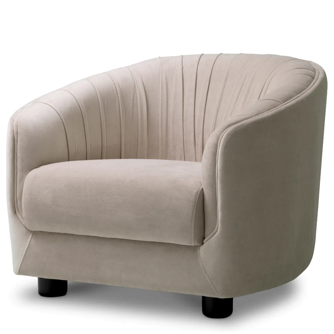 Krēsls Jameson Eichholtz 88/88/64 cm Amaro cream | black feet - N1 Home