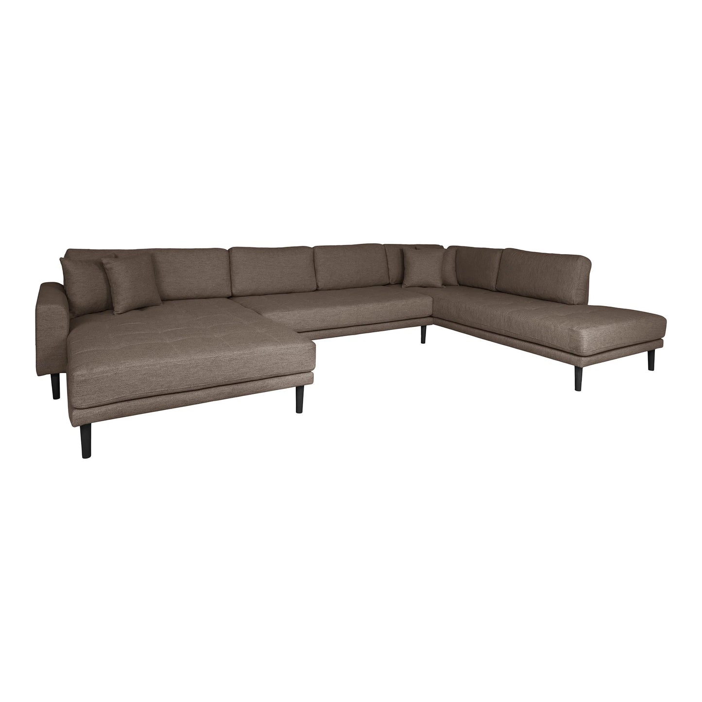 Dīvāns Lito - U 370/220/76 cm brūns