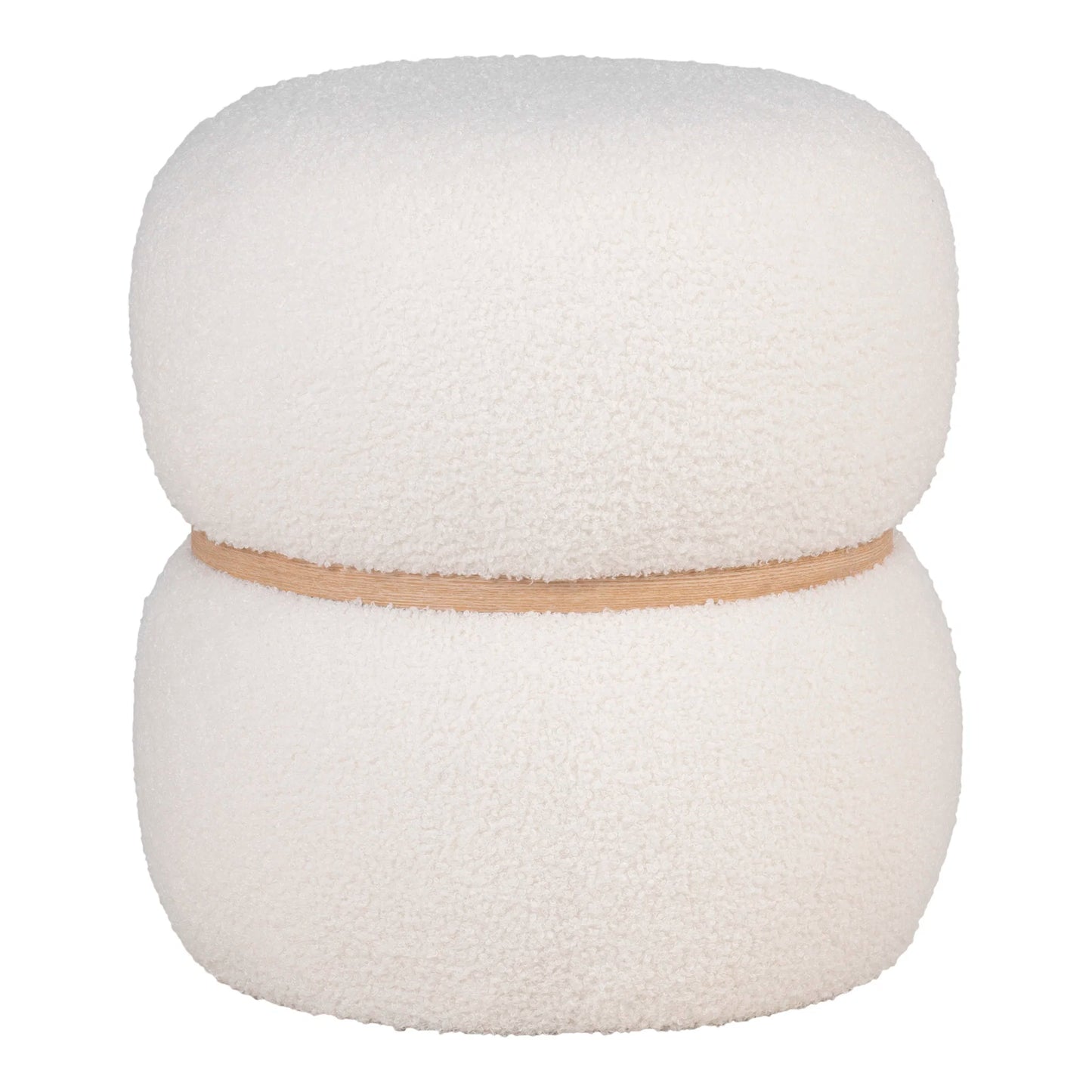 Pufs Milsa 38/38/41 cm balts
