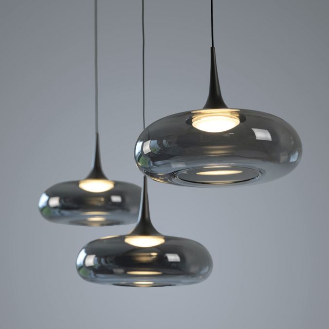 Piekaramā lampa POSH 200/22/97 cm melns