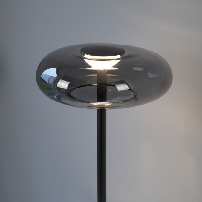 Galda lampa POSH 45/22/22 cm melns