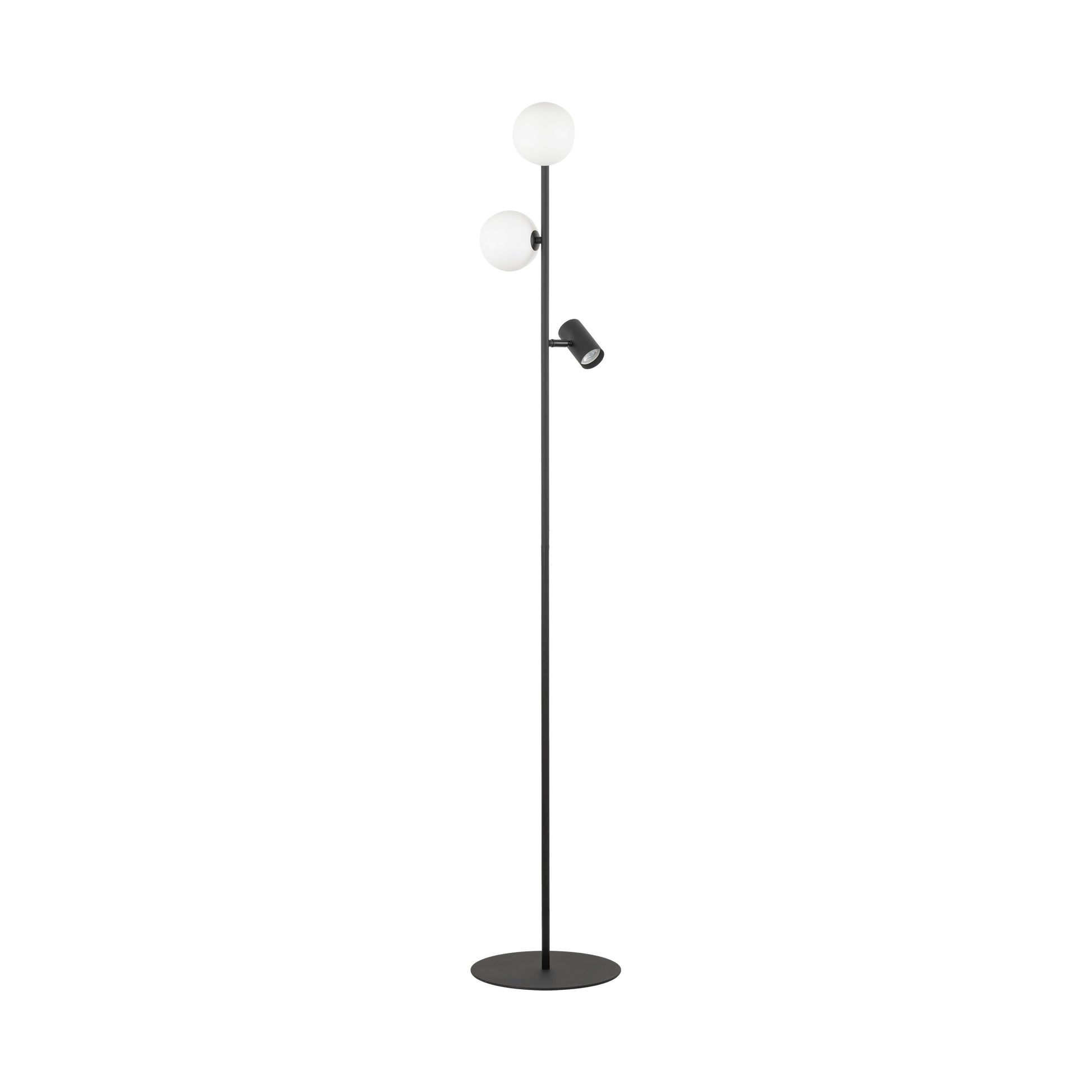 Stāvlampa 3 VO 300 × 300 × 1520 mm melns/balts - N1 Home