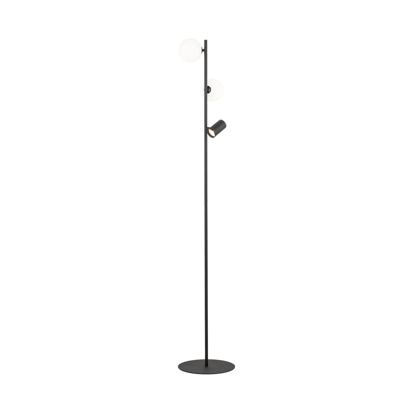 Stāvlampa 3 VO 300 × 300 × 1520 mm melns/balts - N1 Home