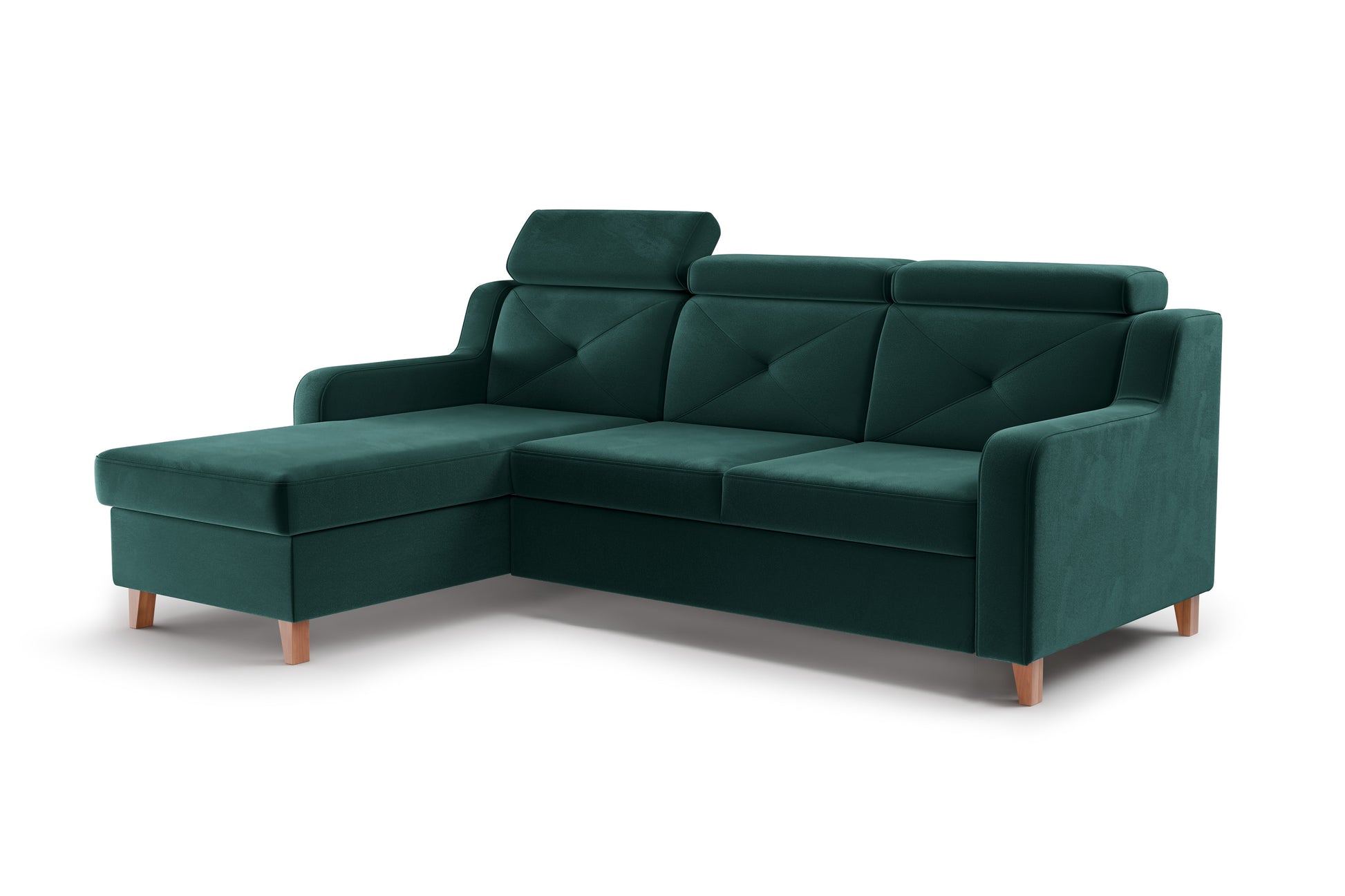 Dīvāns Laks 220/88/165 cm zaļš - N1 Home