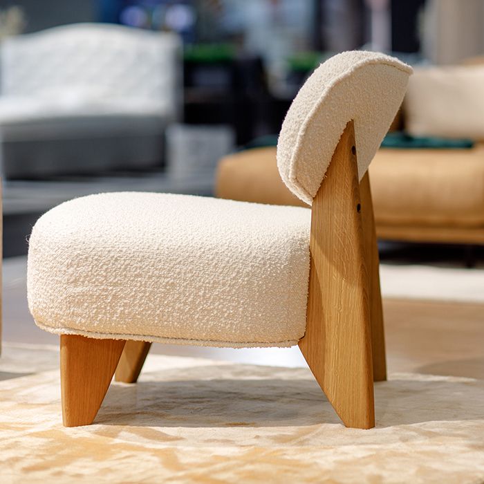 Krēsls Juna Befame 70/79/72 cm krēms/ozols - N1 Home