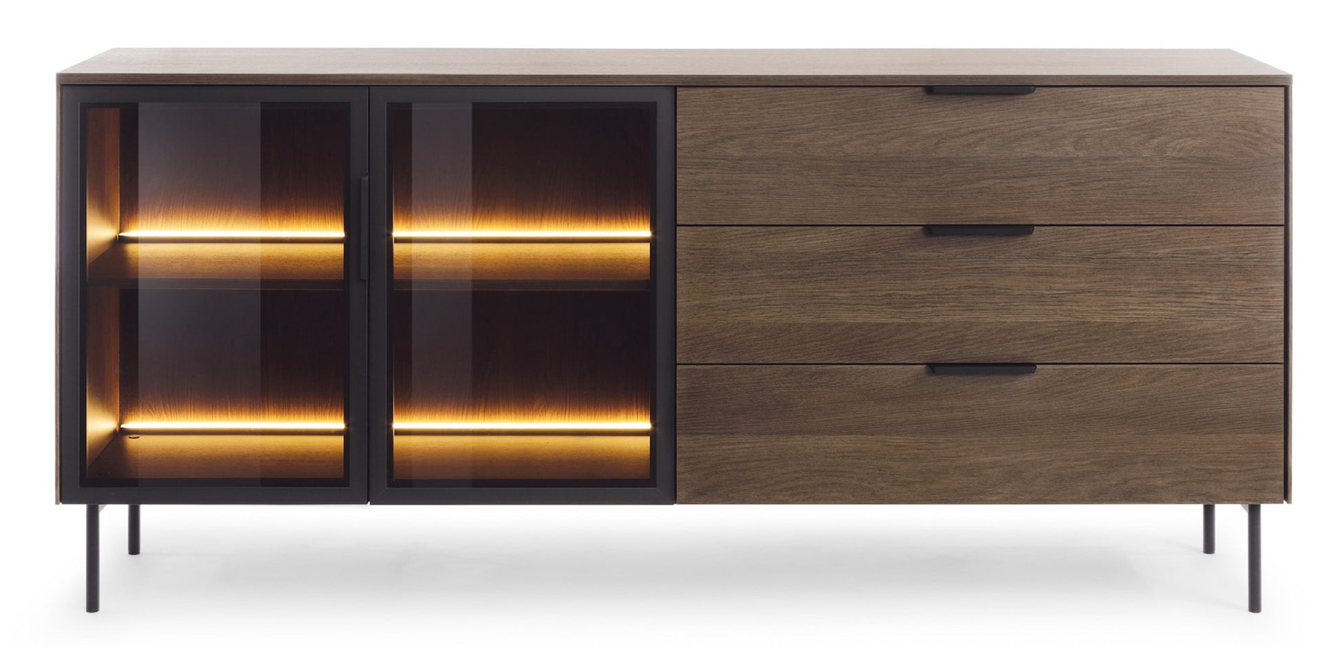 Kumode Lumio 181/82/39 cm Dunin ozols - N1 Home