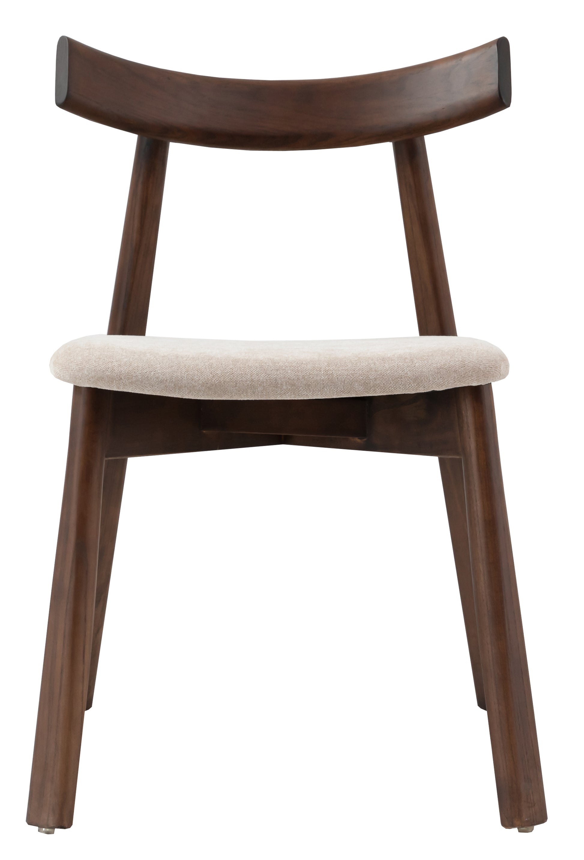 Krēsls Delis 79/48/59 cm rieksts/bēšs - N1 Home