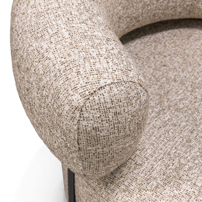 Krēsls Aston Befame 88/87/74 cm gaiši pelēks-zaļs - N1 Home