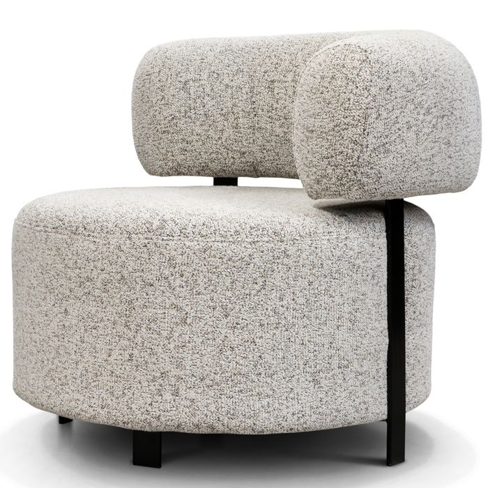 Krēsls Aston Befame 88/87/74 cm gaiši pelēks - N1 Home