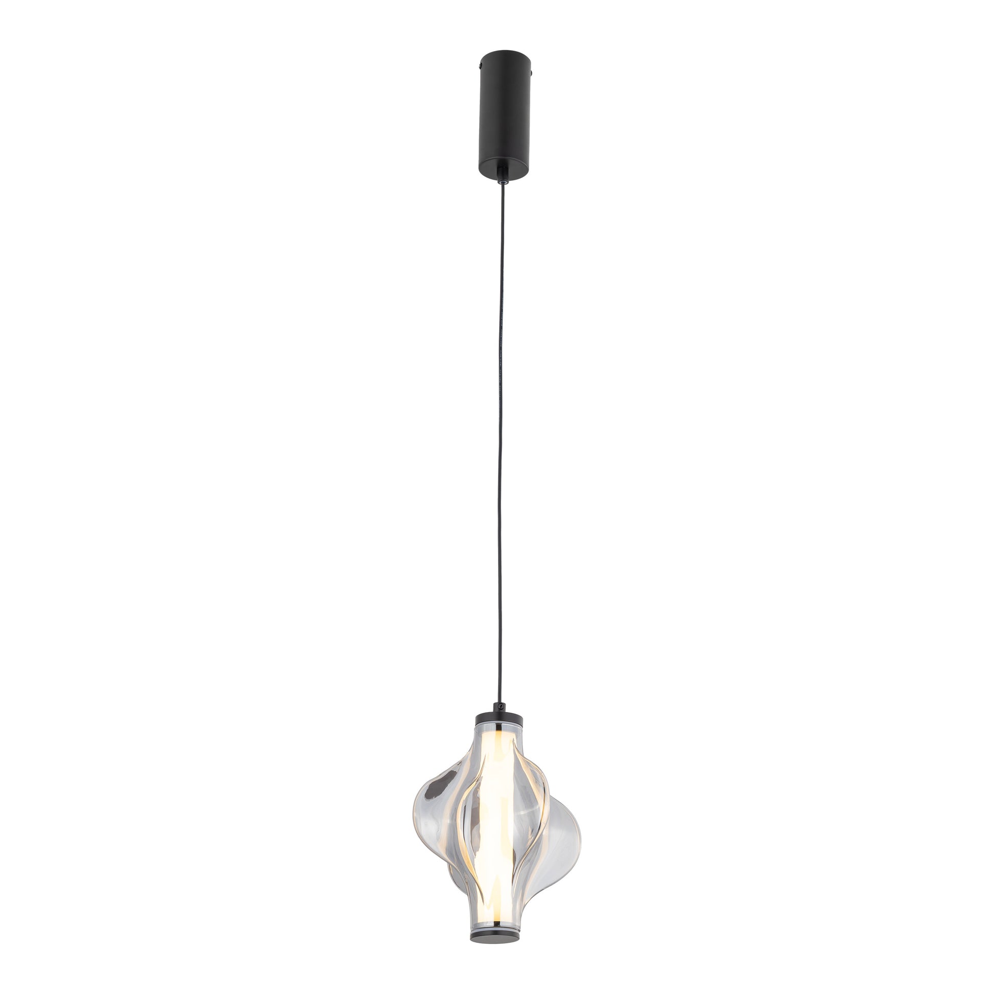 LED piekaramā lampa Elvis 8W 18/18/160 cm melns - N1 Home