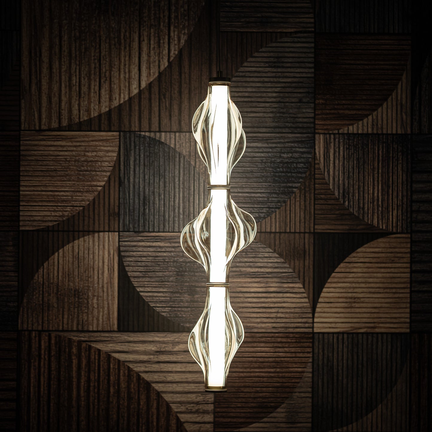 LED piekaramā lampa Elvis 22W 18/18/210 cm bēšs