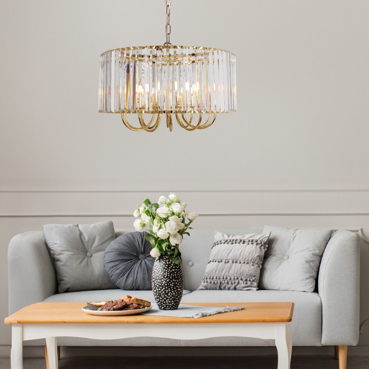 Piekaramā lampa Parizi 100/60/60 cm zelta - N1 Home