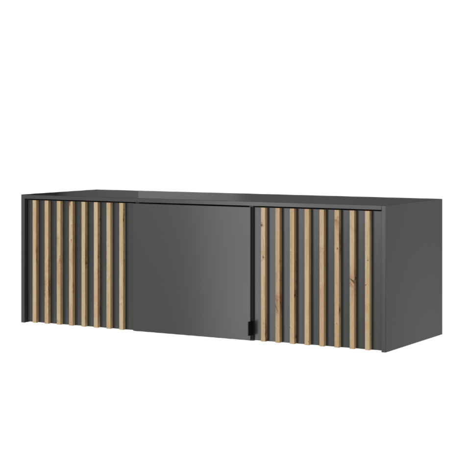 Mezonīna piebūve līdz skapim Neko 155/51/50 cm grafīts - N1 Home