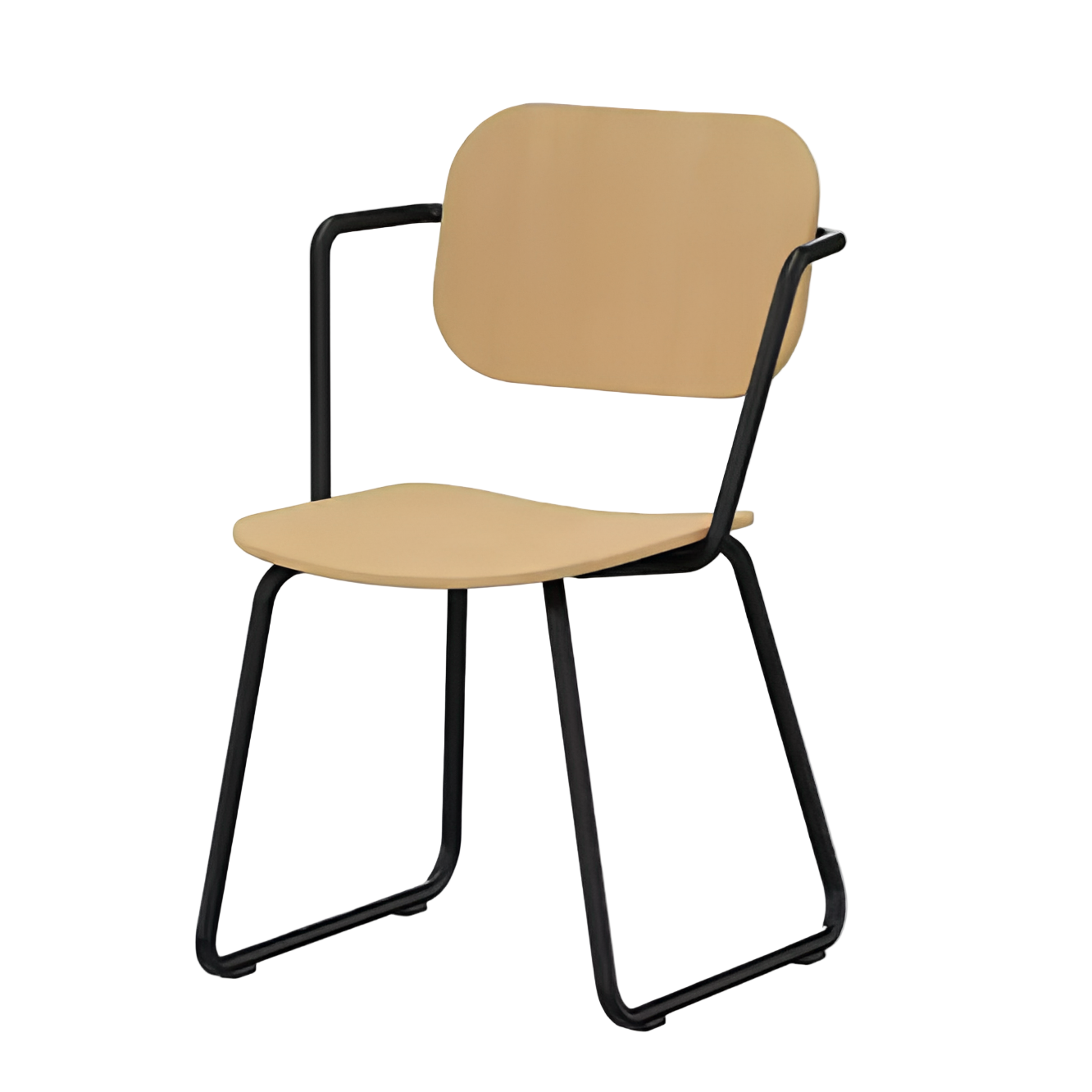 Krēsls Febias ar roku balsts S 53/53/82 cm saplāksnis - N1 Home