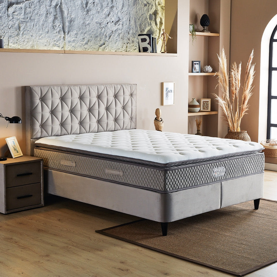 Komplekts Glazos 90/120/140/160/180 x 200 cm pelēks - N1 Home