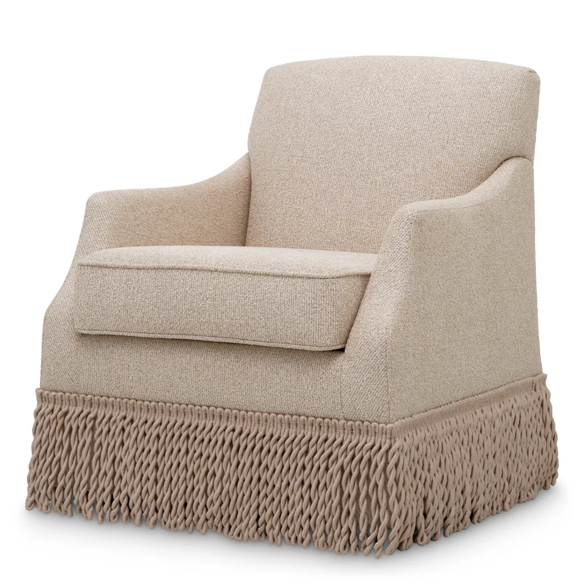Krēsls Madison Eichholtz 79.5/87/83.5 cm Palmer beige | swivel base - N1 Home