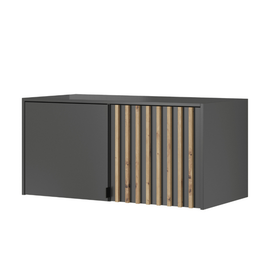 Mezonīna piebūve līdz skapim Neko 105/51/50 cm grafīts - N1 Home