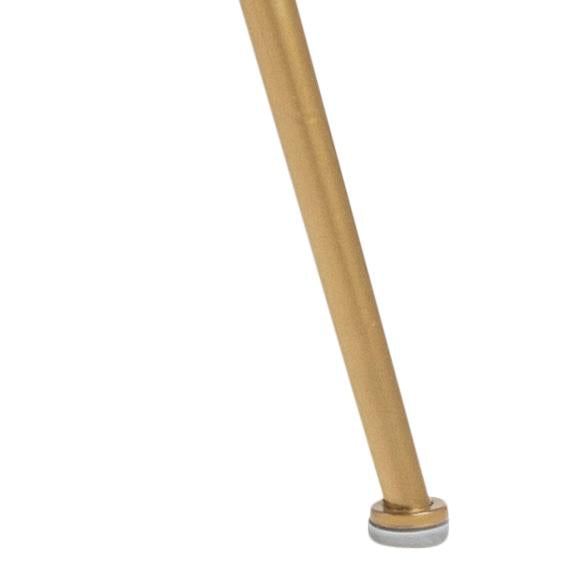 Krēsls Louv 49/54/80 cm melns/zelts - N1 Home