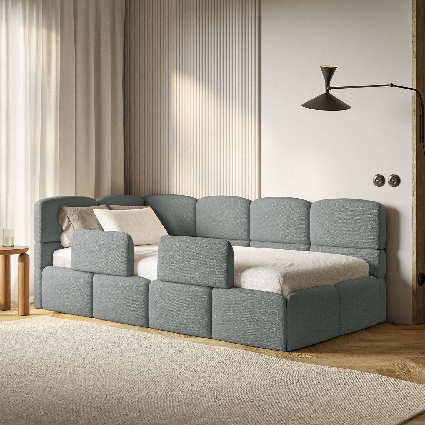 Gulta ar matraci Clod 220/88/110 cm Melody 4 - N1 Home