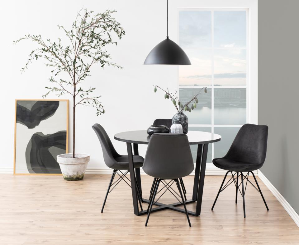 Krēsls Erkot 48/54/85 cm tumši pelēks - N1 Home