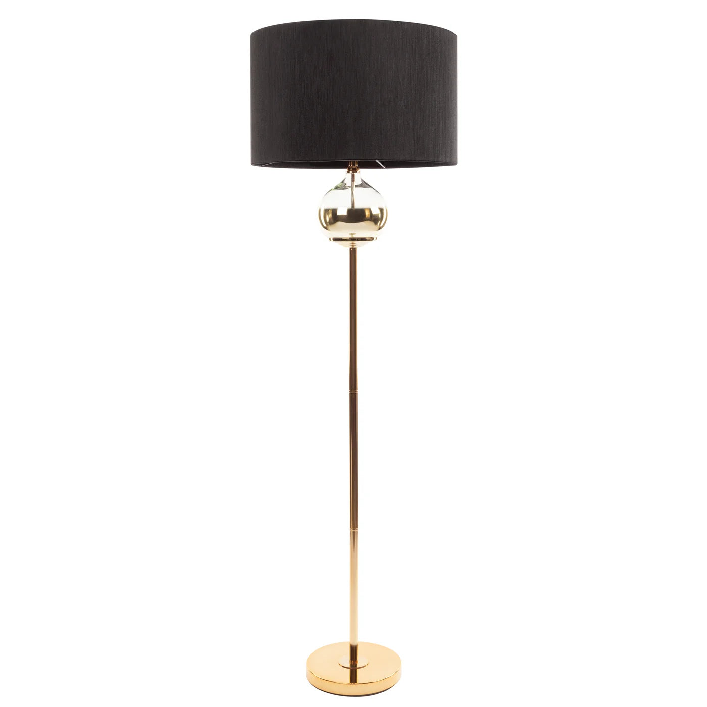 Stāvlampa Caro 50 x 159 cm melns/zelts - N1 Home