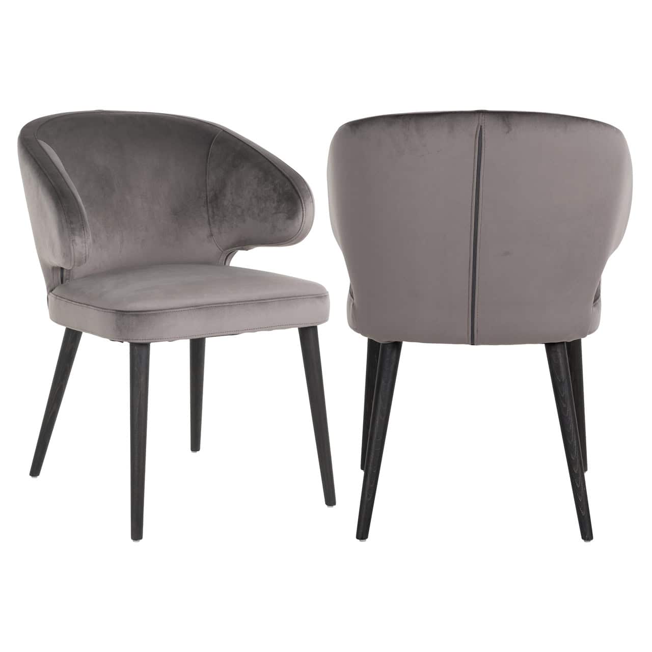 Krēsls Indigo Richmond Interiors 62/85/64 cm stone velvet