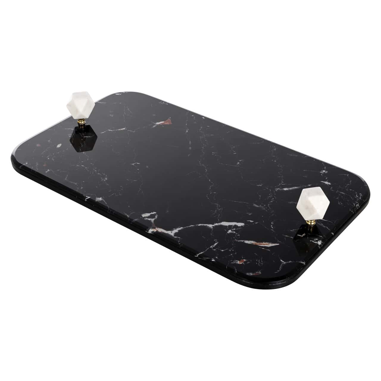 Paplāte Yaya Richmond Interiors 25/43/6 cm melns