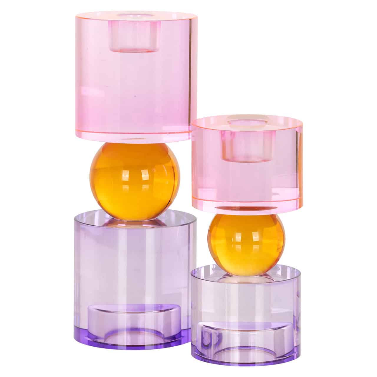 Svečturis Zahra Richmond Interiors 21/8/8 cm purple - N1 Home