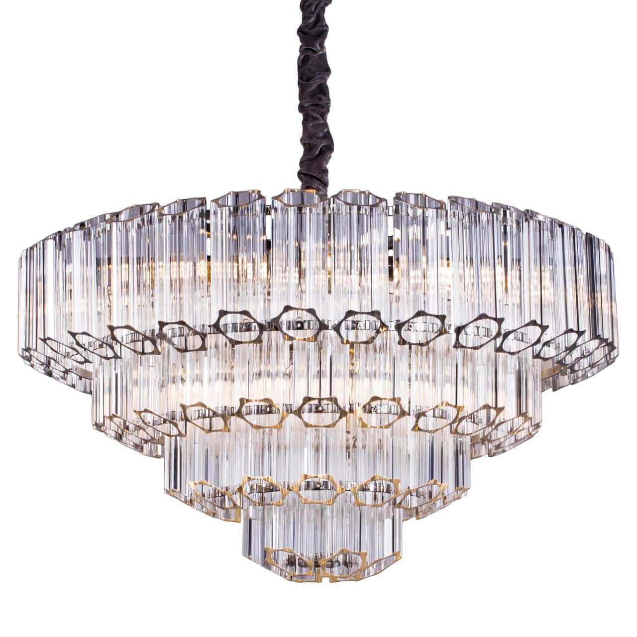 Griestu lampa Bece Richmond Interiors 67/67/265 cm hroms