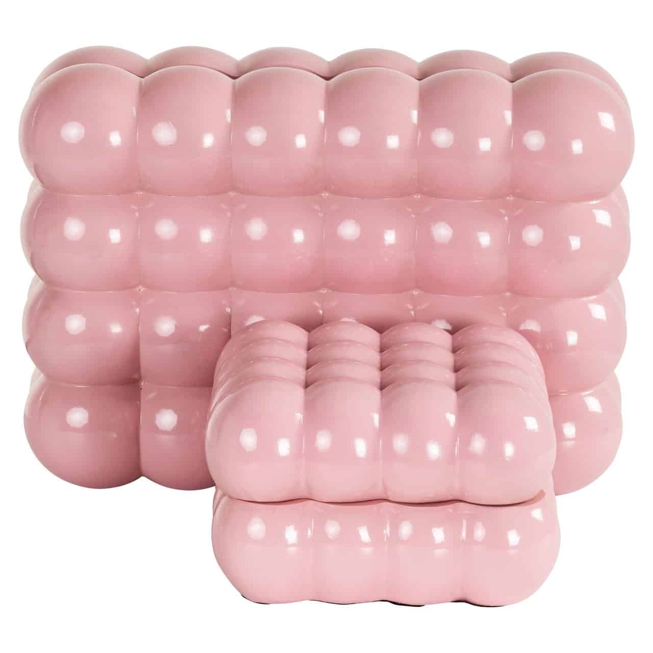 Uzglabāšanas kaste Amal Richmond Interiors 9/14/14 cm rozā