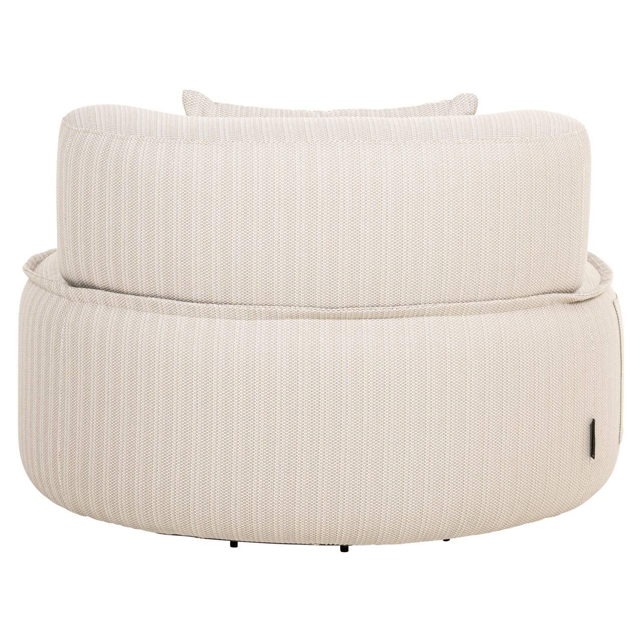 Āra atpūtas krēsls Estelle Richmond Interiors 100/67/100 cm bēšs swivel