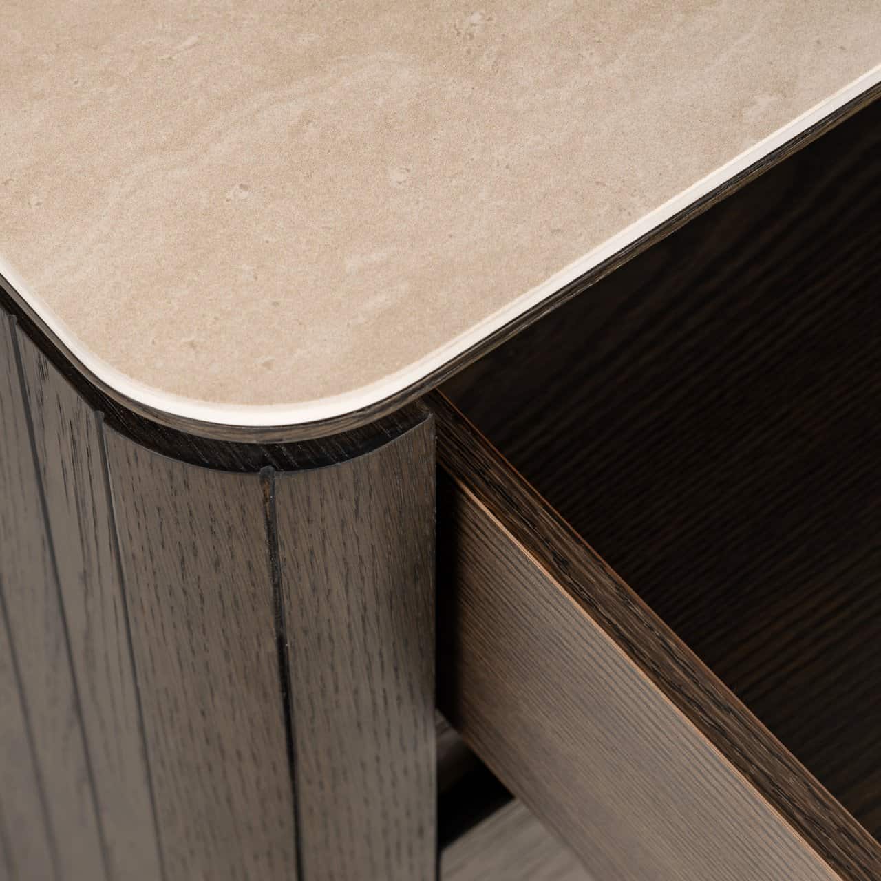 Naktsskapis Ritz Richmond Interiors 55/65/40 cm brūns