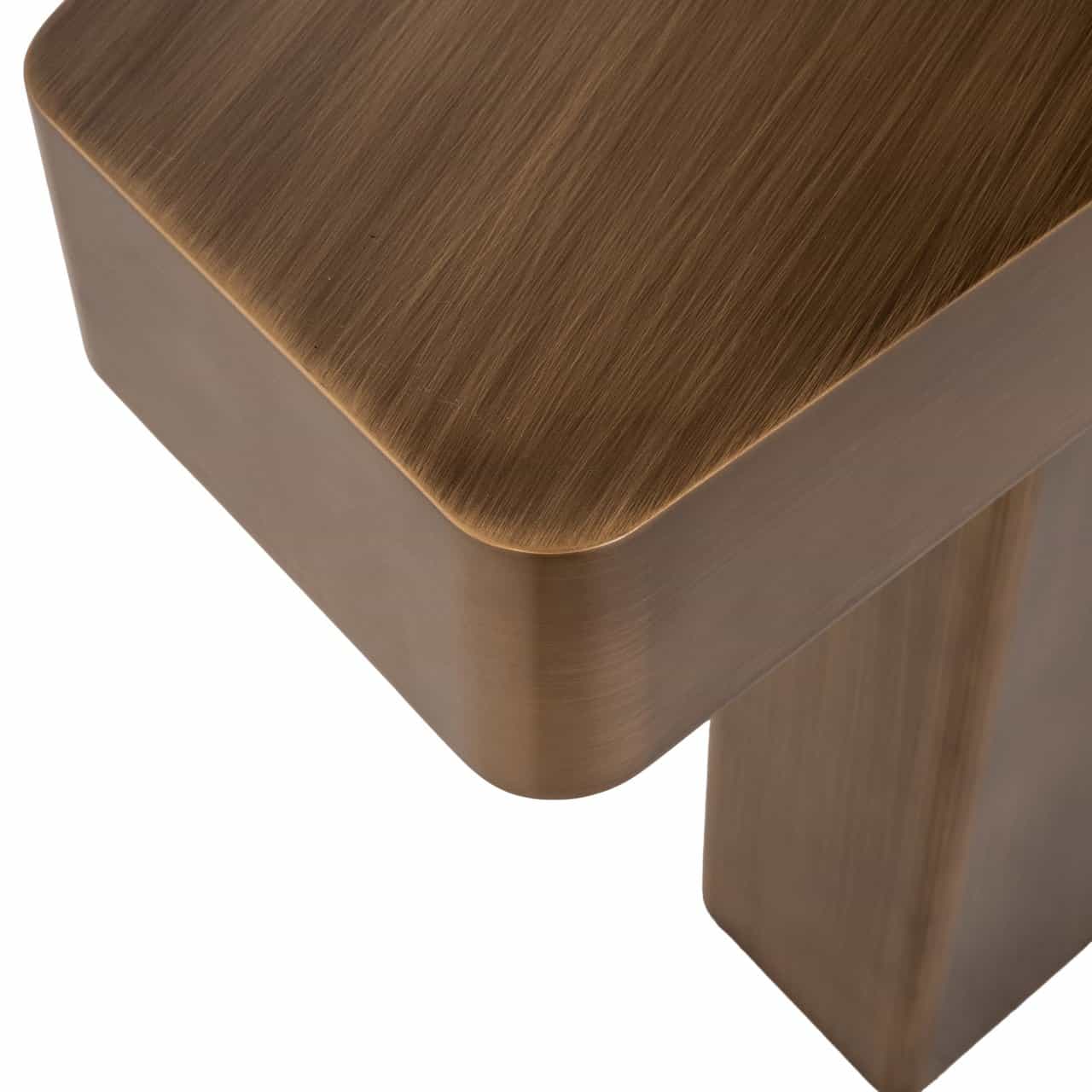 Konsole Hexa Richmond Interiors 75/150/40 cm brushed gold