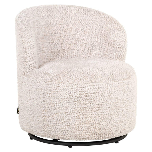 Krēsls Jackie Richmond Interiors 60/63/61 cm lovely cream swivel kids