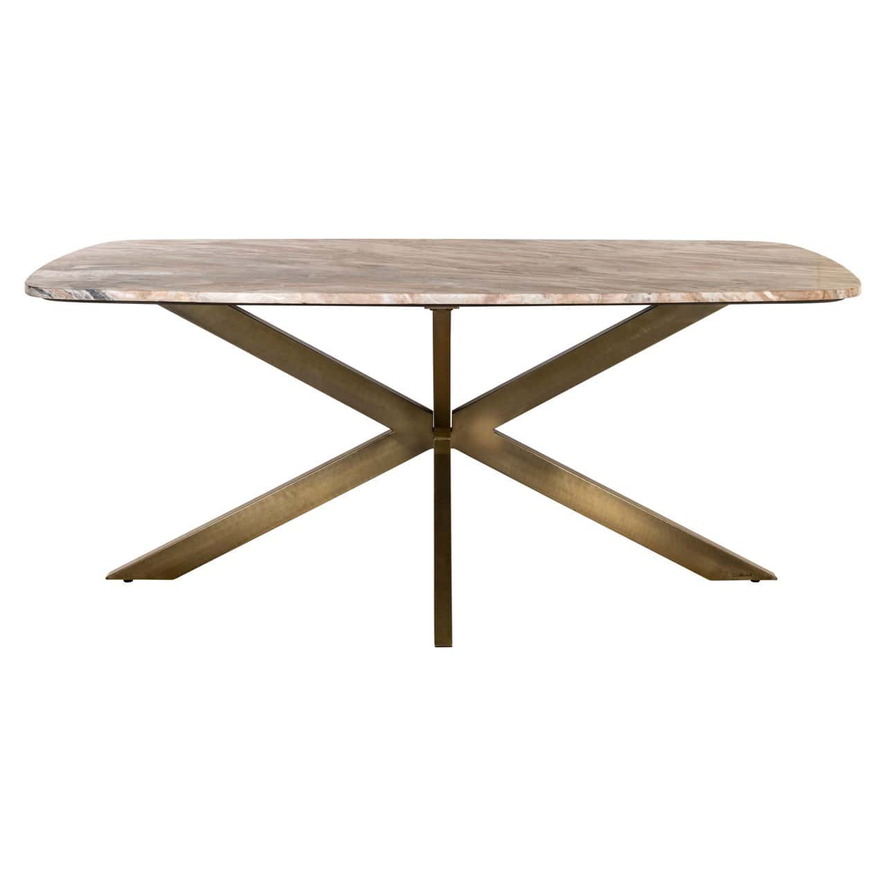Galds Bottega Richmond Interiors 220/77/100 cm Blush bēšs danish oval